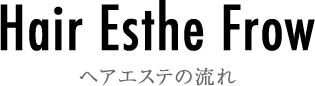 ヘアエステの流れ